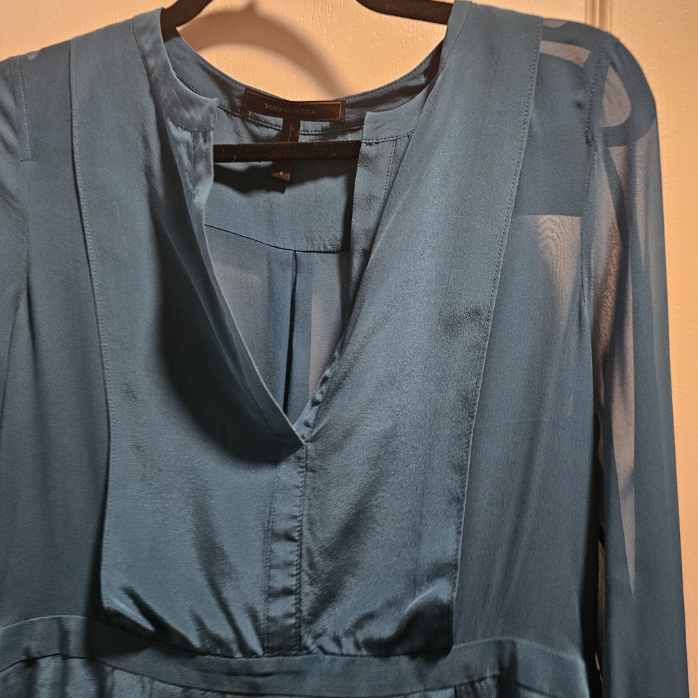 BCBGmaxaziria Teal Dress